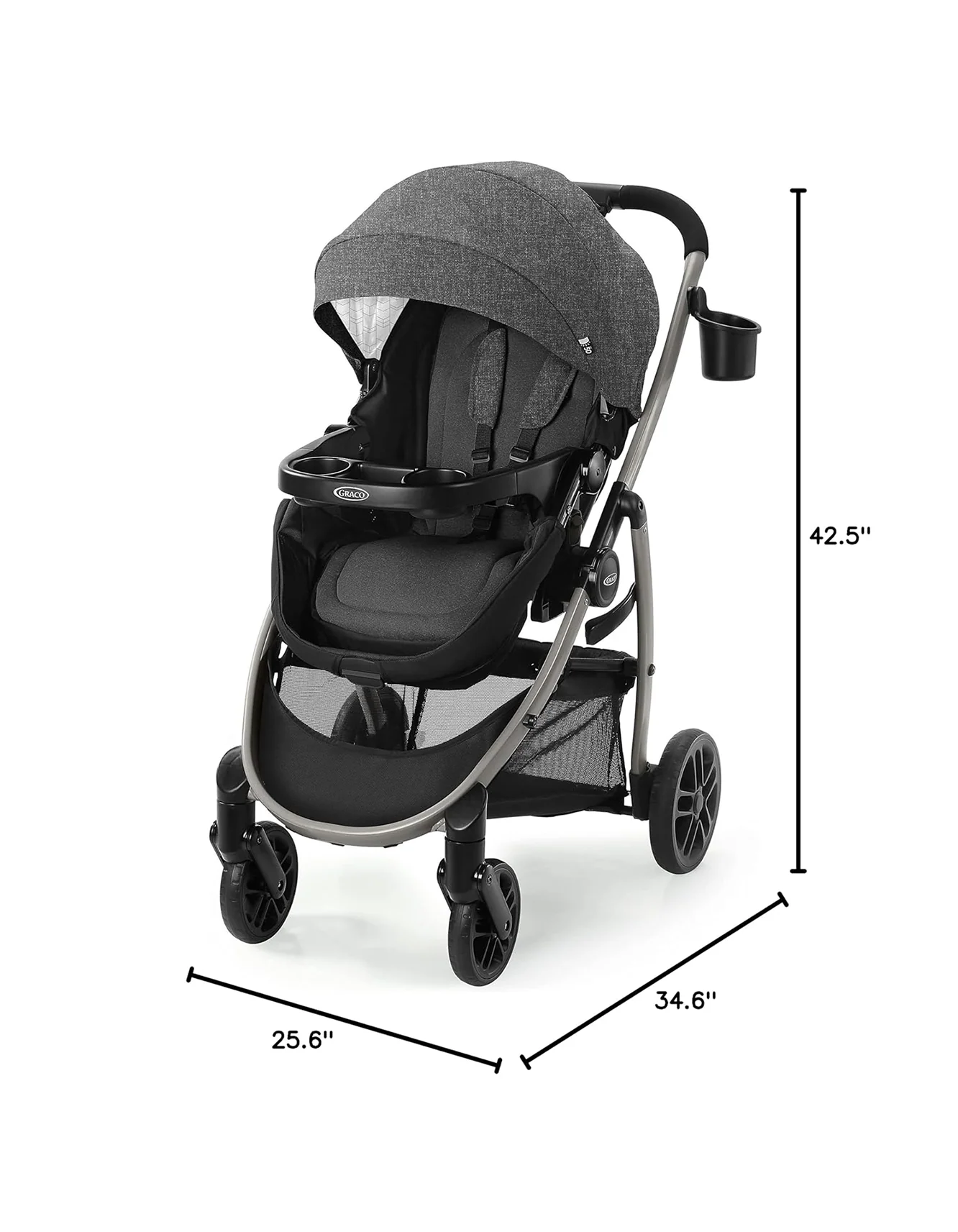 Graco® Modes™ Pramette DLX Stroller Redmond G-6DS03RMD 2173669 at Zubaidas Official™ Pakistan - Image 8