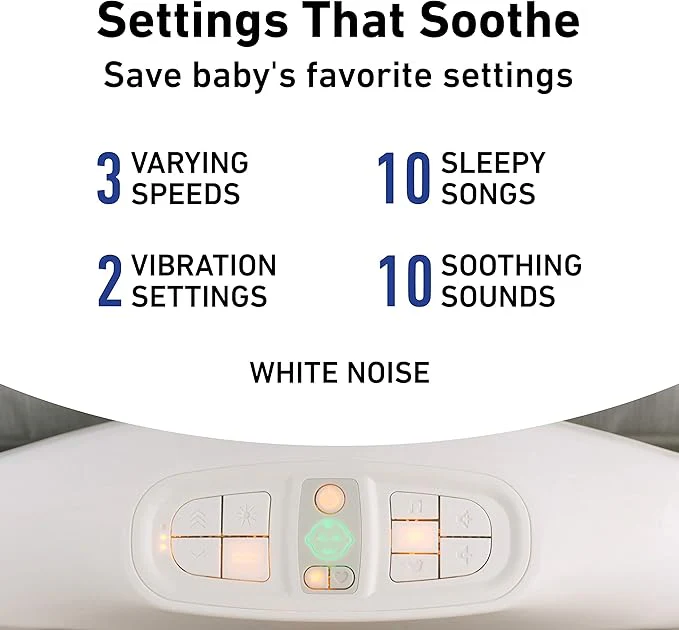 Graco® Sense2Snooze™ Bassinet with Cry Detection Technology Ellison G-9AU10ESN 2110662 at Zubaidas Official™ Pakistan - Image 5