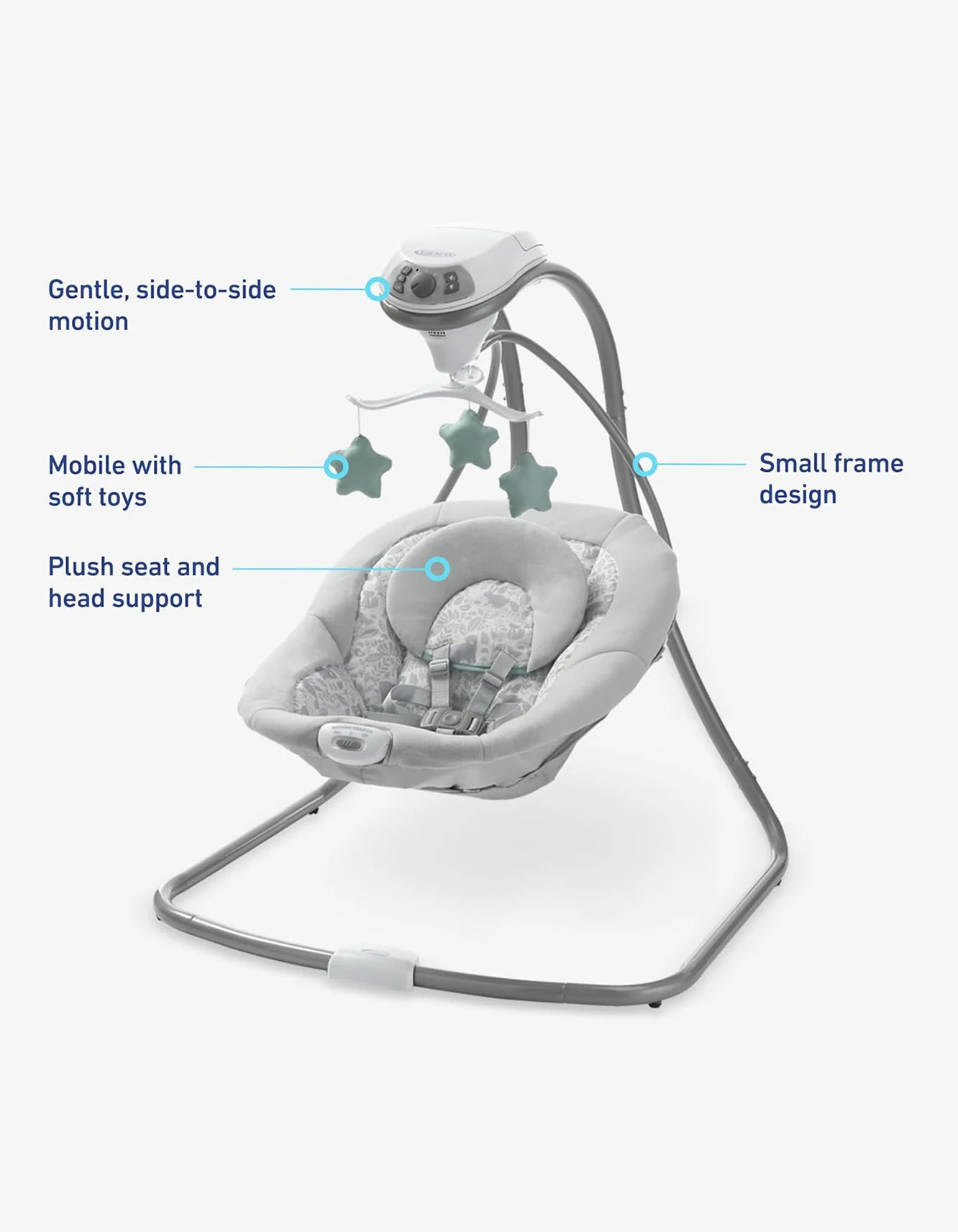 Graco® Simple Sway™ Swing Ivy G-1AB48IVV2 2188631 at Zubaidas Official™ Pakistan - Image 2