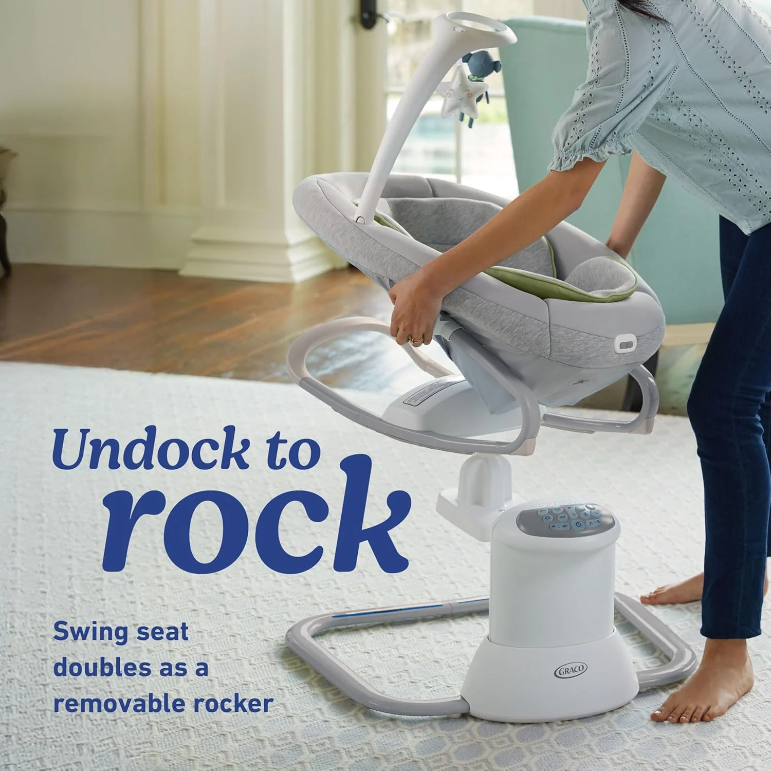 Graco® Soothe My Way™ Swing with Removable Rocker Madden G-1AP53MEN 2137842 at Zubaidas Official™ Pakistan - Image 3