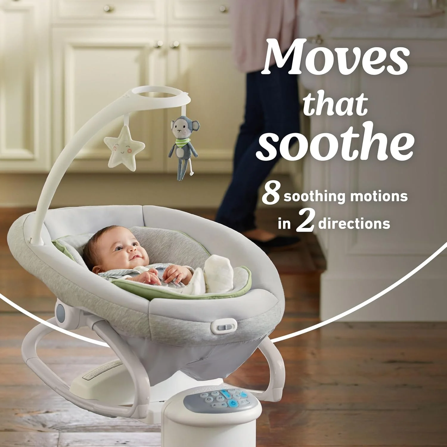 Graco® Soothe My Way™ Swing with Removable Rocker Madden G-1AP53MEN 2137842 at Zubaidas Official™ Pakistan - Image 4