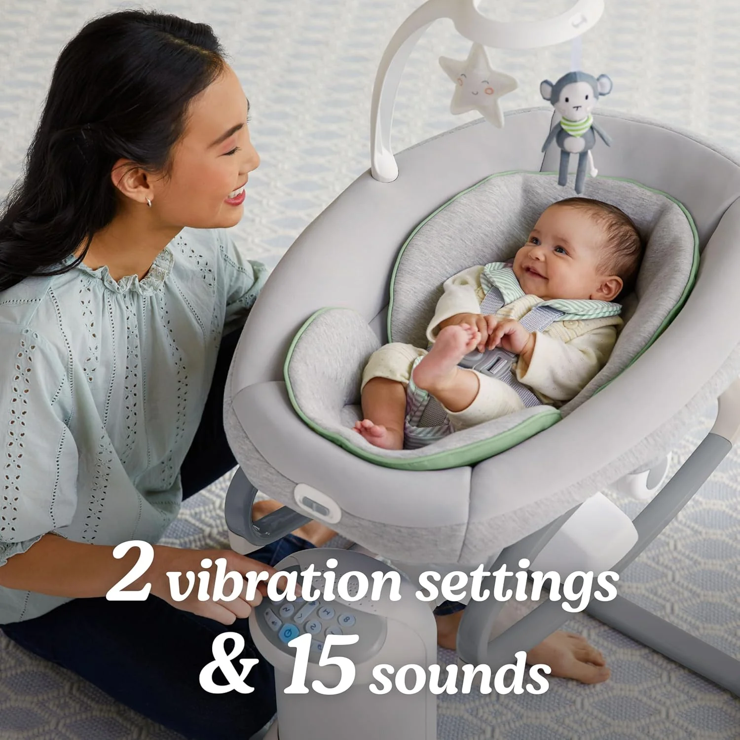 Graco® Soothe My Way™ Swing with Removable Rocker Madden G-1AP53MEN 2137842 at Zubaidas Official™ Pakistan - Image 5