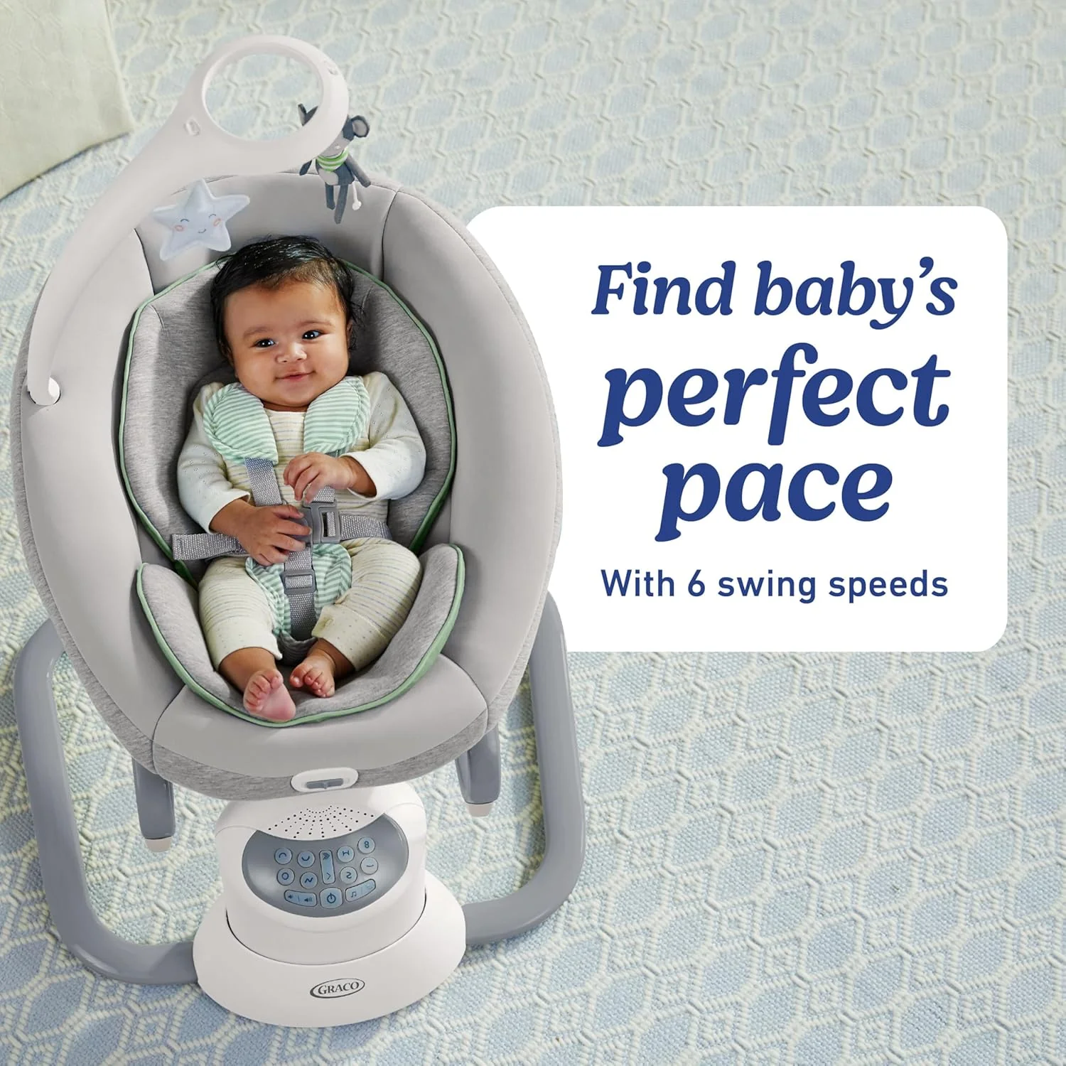Graco® Soothe My Way™ Swing with Removable Rocker Madden G-1AP53MEN 2137842 at Zubaidas Official™ Pakistan - Image 7