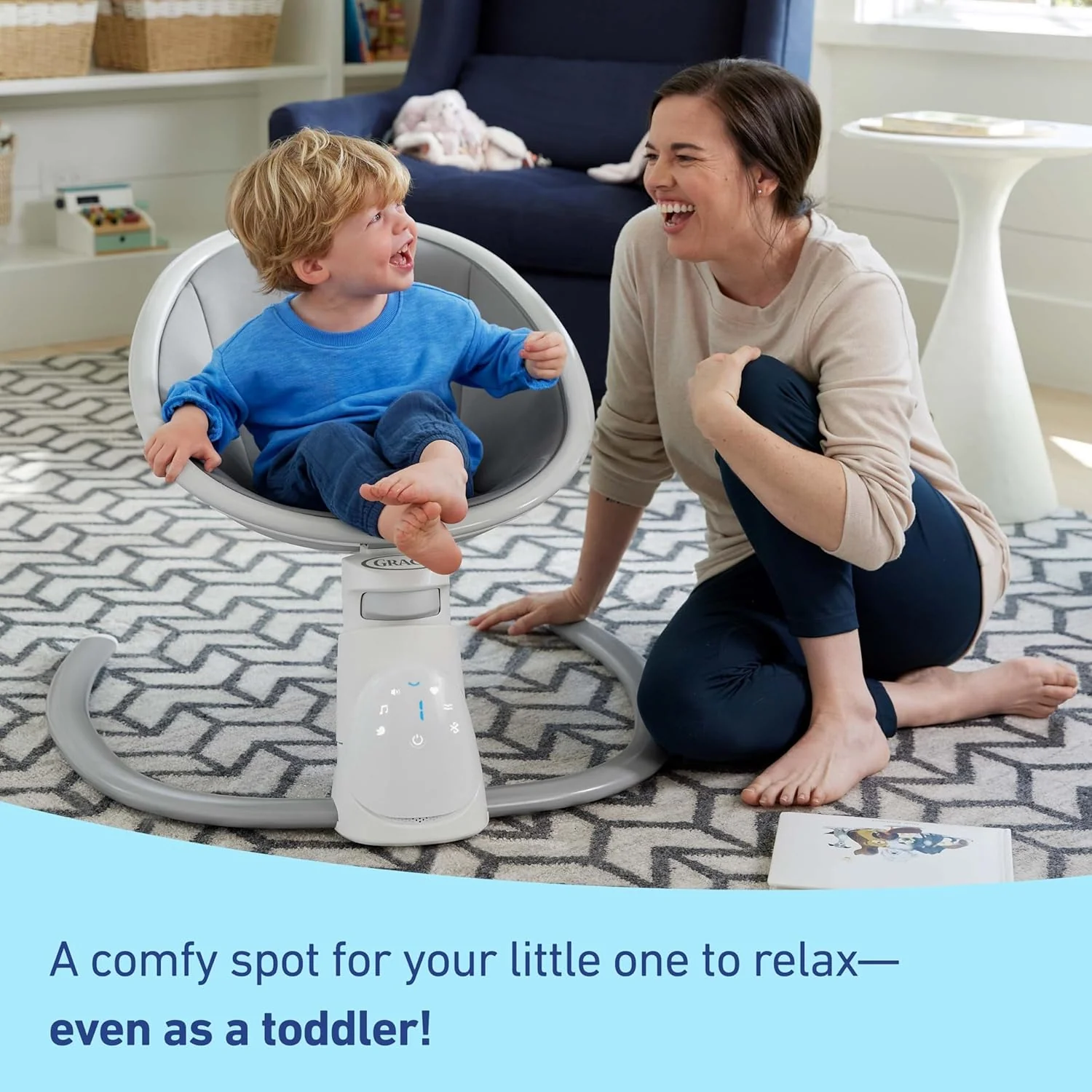 Graco® Soothe ’n Sway® Baby Swing with Bluetooth Lucca G-1AV00LCC 2203029 at Zubaidas Official™ Pakistan - Image 5