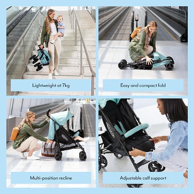 Graco® TraveLite™ Lightweight Stroller Black/Grey 6BF999BGREU at Zubaidas Official™ Pakistan - Image 7