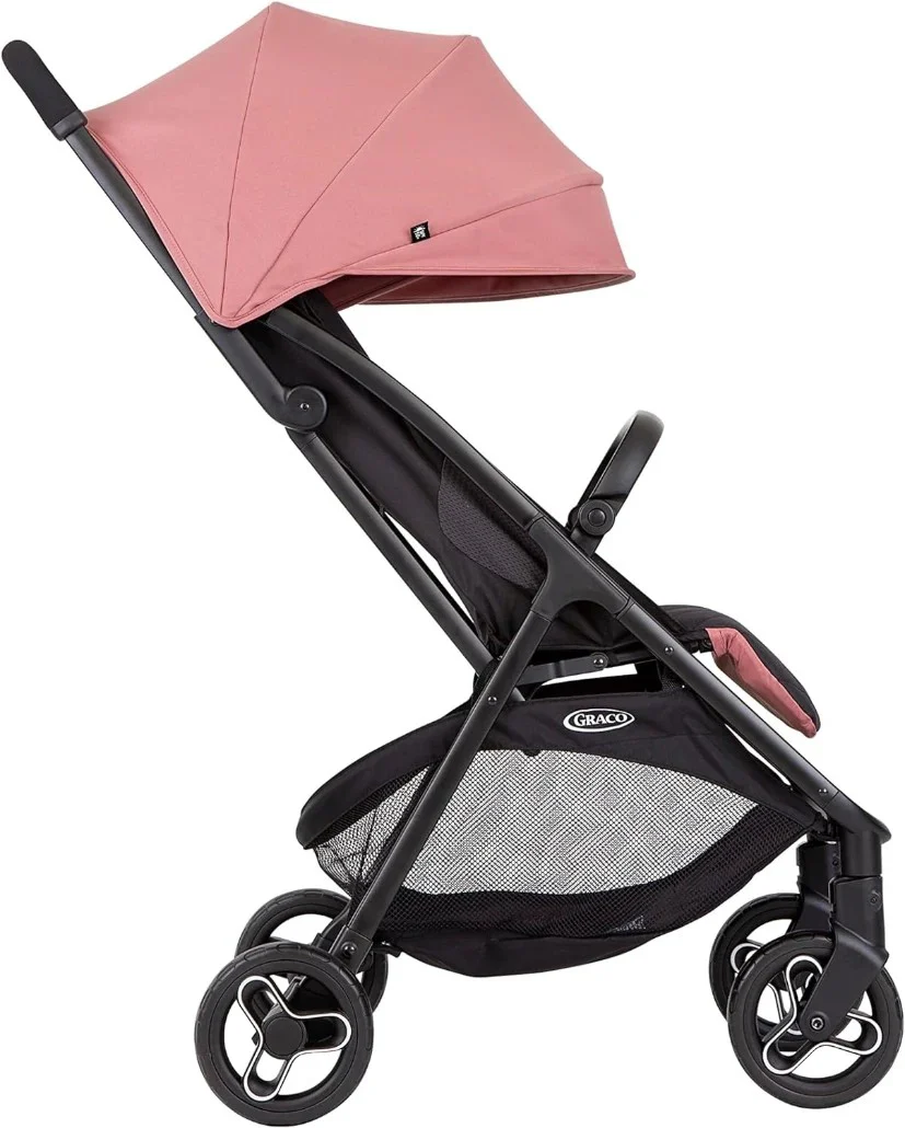 Graco Myavo Quick Folding Pushchair with Raincover Dusty Rose GS2107AADST000 at Zubaidas - Image 3