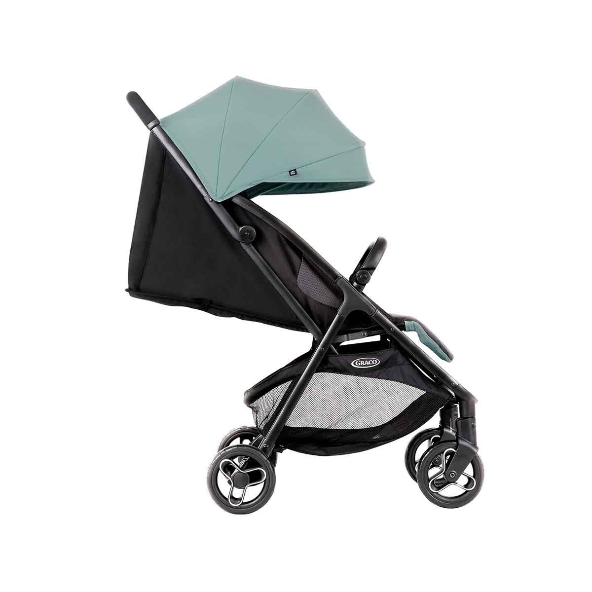Graco Myavo Quick Folding Pushchair with Raincover Mint GS2107BBMNT000 at Zubaidas - Image 4