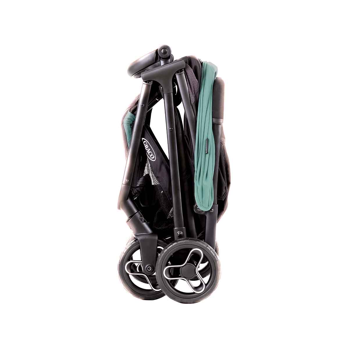 Graco Myavo Quick Folding Pushchair with Raincover Mint GS2107BBMNT000 at Zubaidas - Image 7