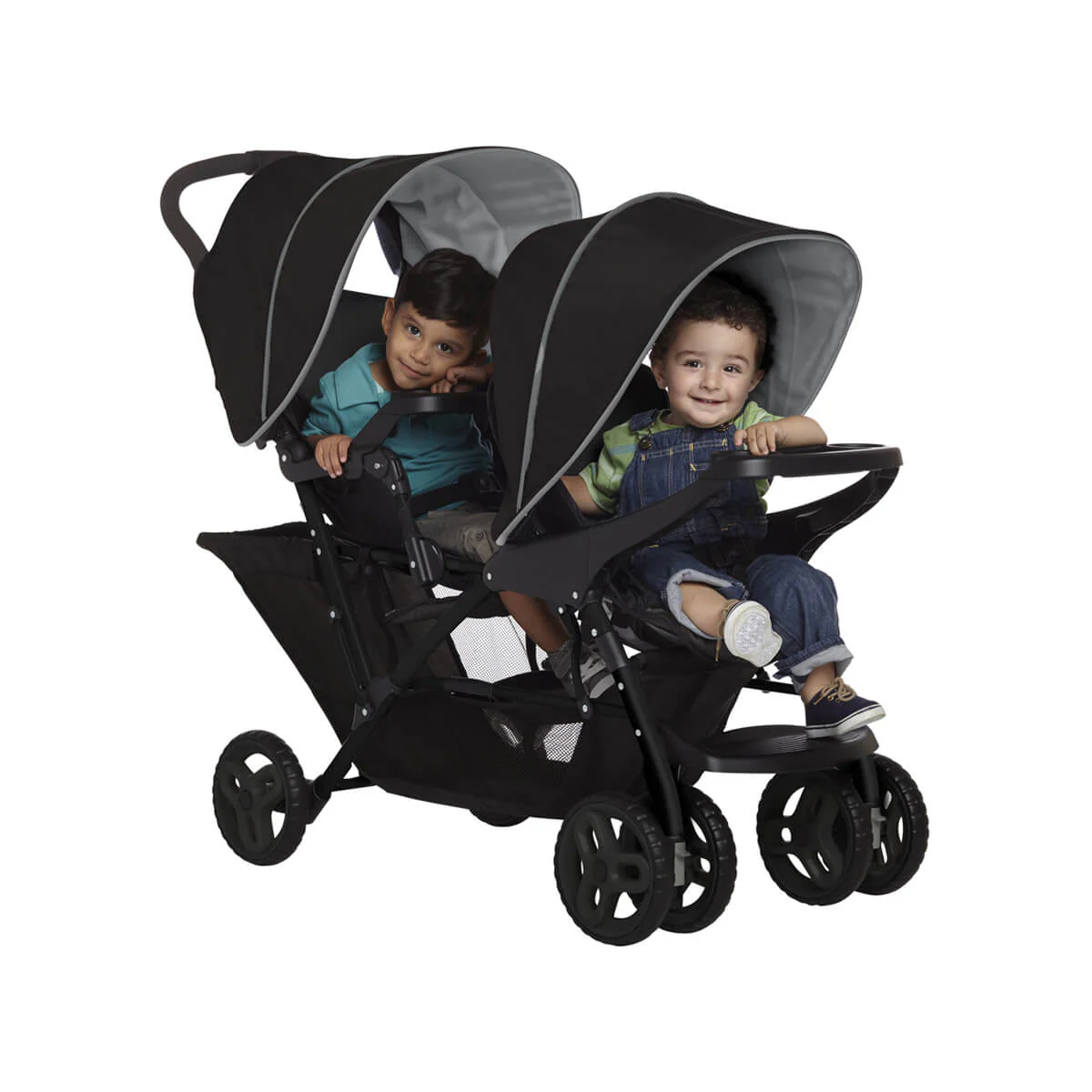 Graco Stadium Duo Tandem Pushchair Double Stroller Black 6L199BGRU at Zubaidas - Image 4