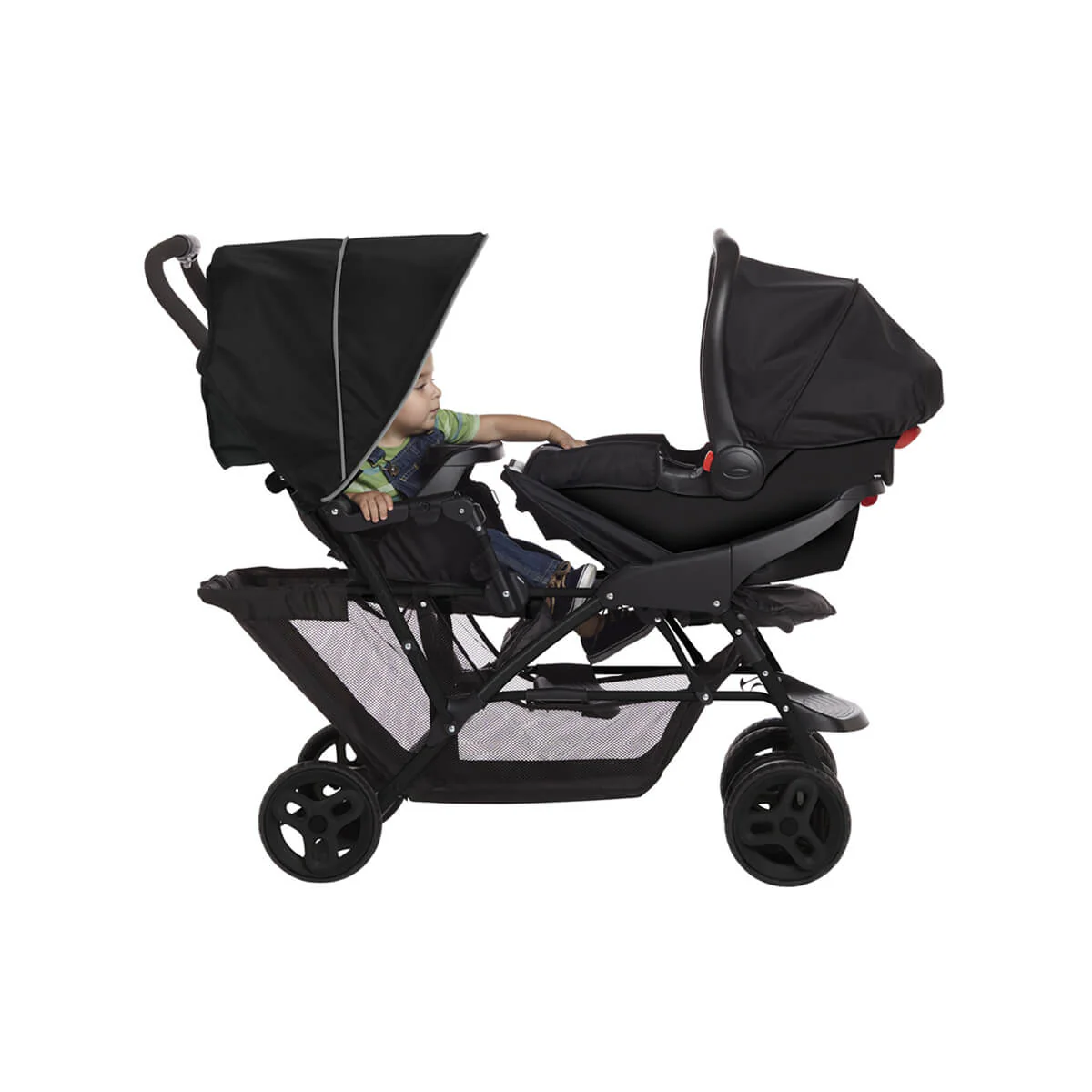 Graco Stadium Duo Tandem Pushchair Double Stroller Black 6L199BGRU at Zubaidas - Image 6