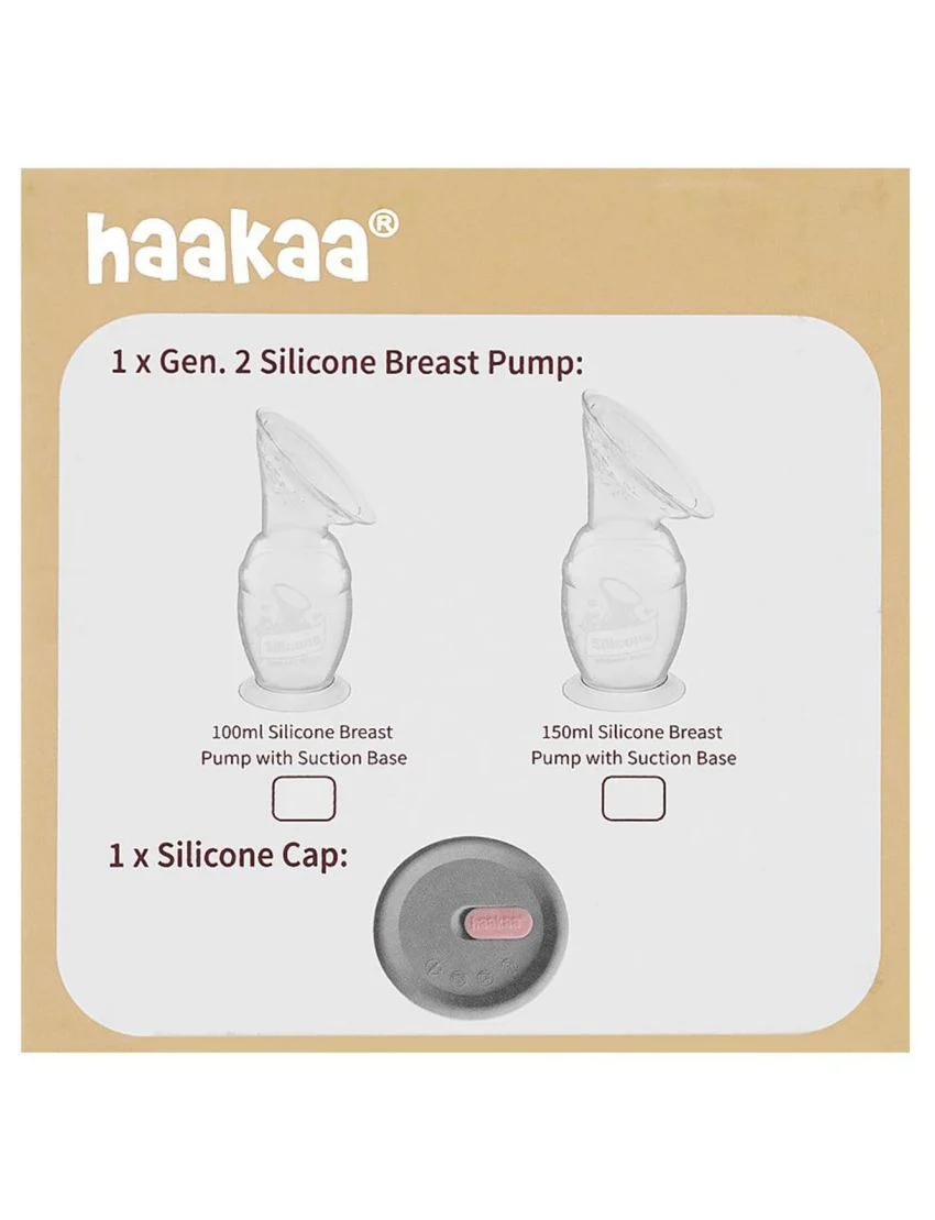 Haakaa Gen 2 Silicone Breast Pump with Suction 4 OZ 100 ML GBHK040 at Zubaidas Official™ Pakistan - Image 4