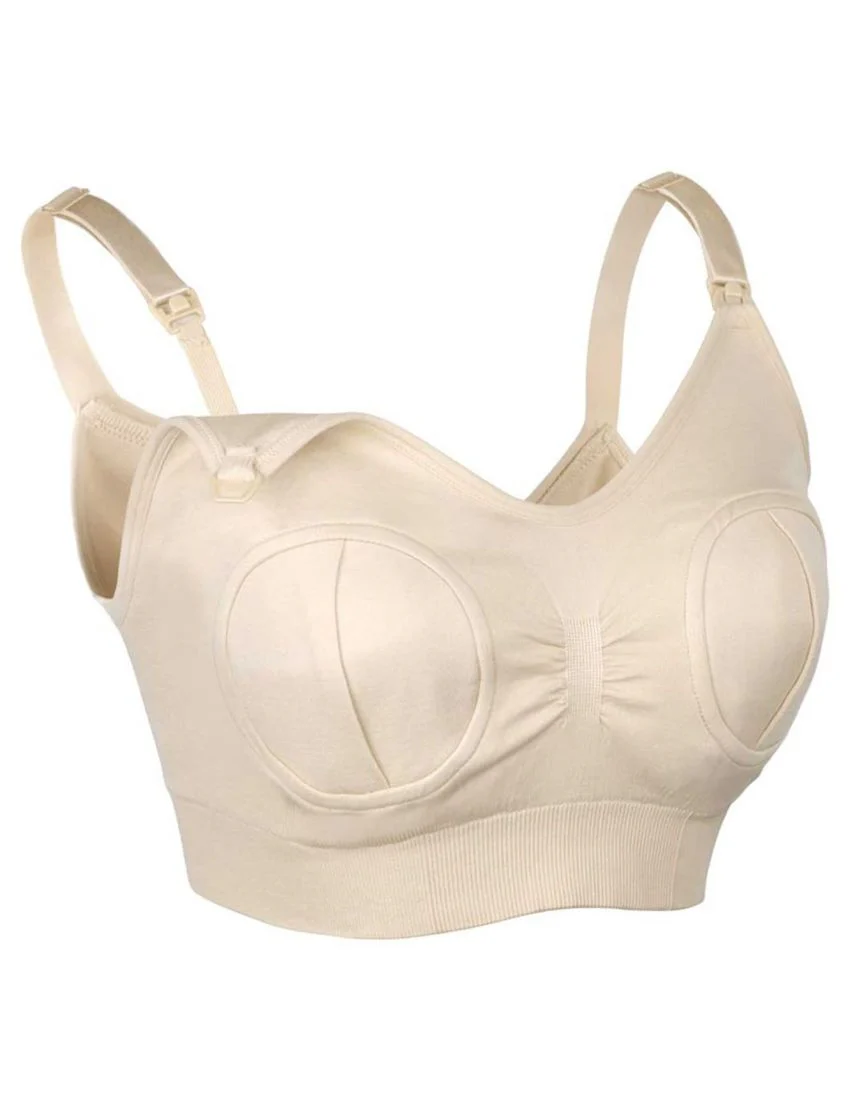 Haakaa Hands Free Pumping and Nursing Bra Beige Small MHK136-P at Zubaidas Official™ Pakistan - Image 2