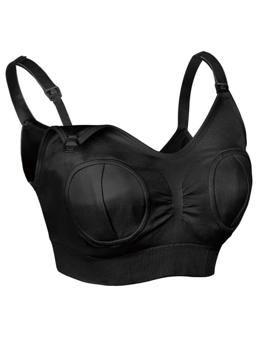 Haakaa Hands Free Pumping and Nursing Bra Black Large MHK116-B at Zubaidas Official™ Pakistan