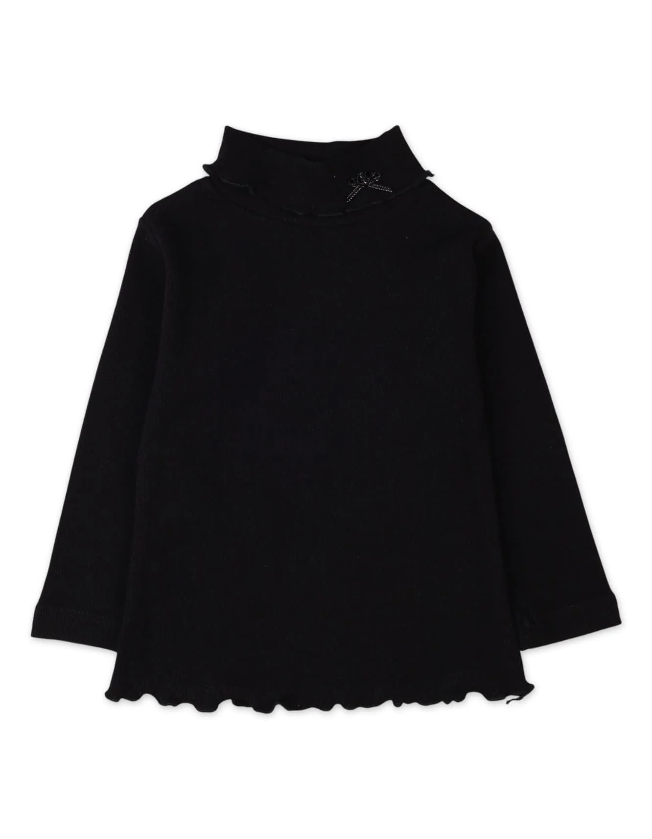 High Neck Bambies Bow Black at Zubaidas