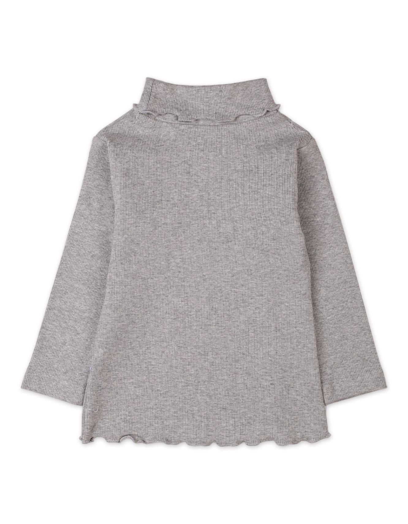 Girls High Neck Dress Bambies Bow Grey at Zubaidas - Image 3