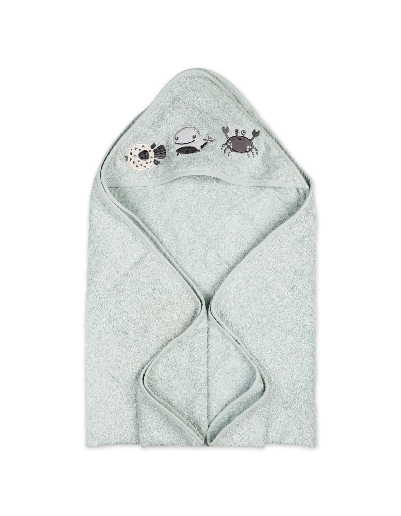 Baby Bath Towel Hooded Bambies® Light Green Large at Zubaidas Official™ Pakistan