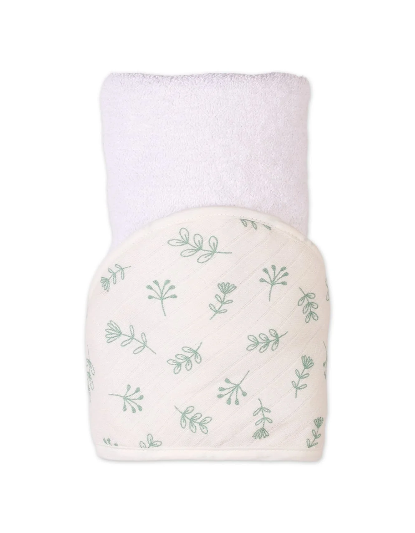 Hooded Newborn Towels Bambies Floral Cream at Zubaidas - Image 3