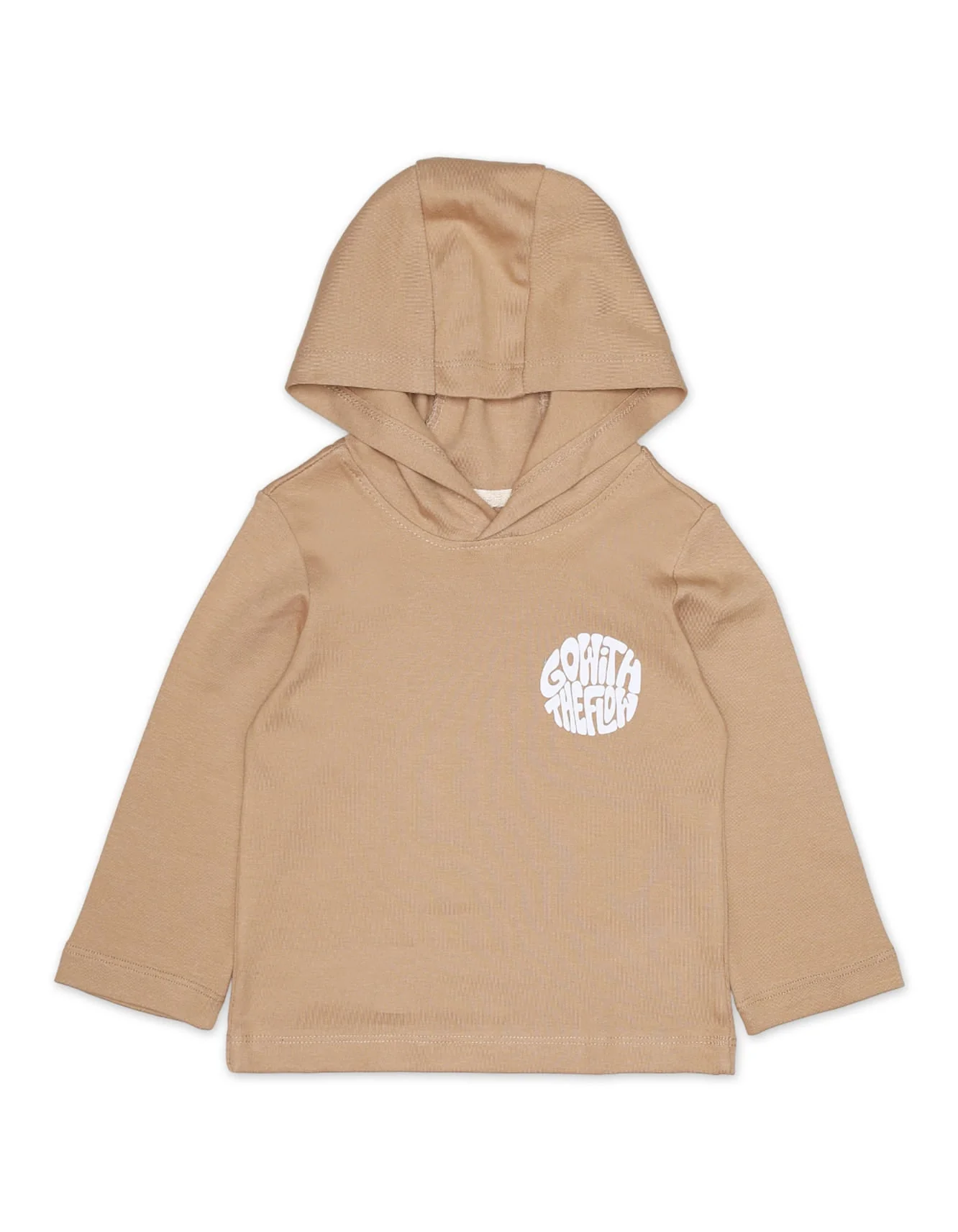 Zubaida's Hoodie Go With The Flow Beige for Boys