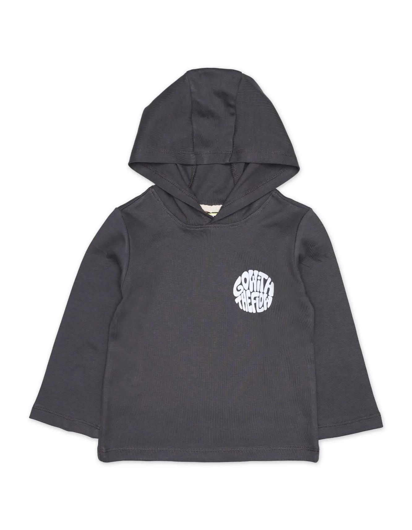 Zubaida's Hoodie Go With The Flow Charcoal for Boys