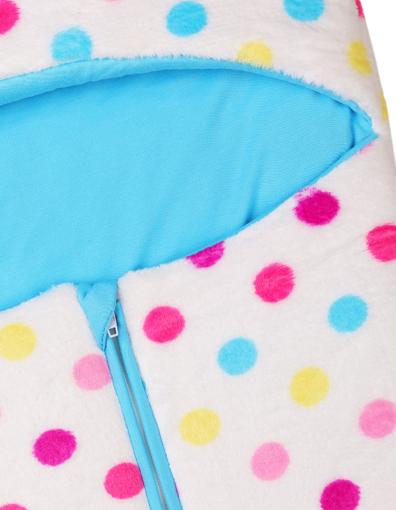 Infant Baby Carry Nest Bambies Polka Dot Print Sky Blue at Zubaidas - Image 2