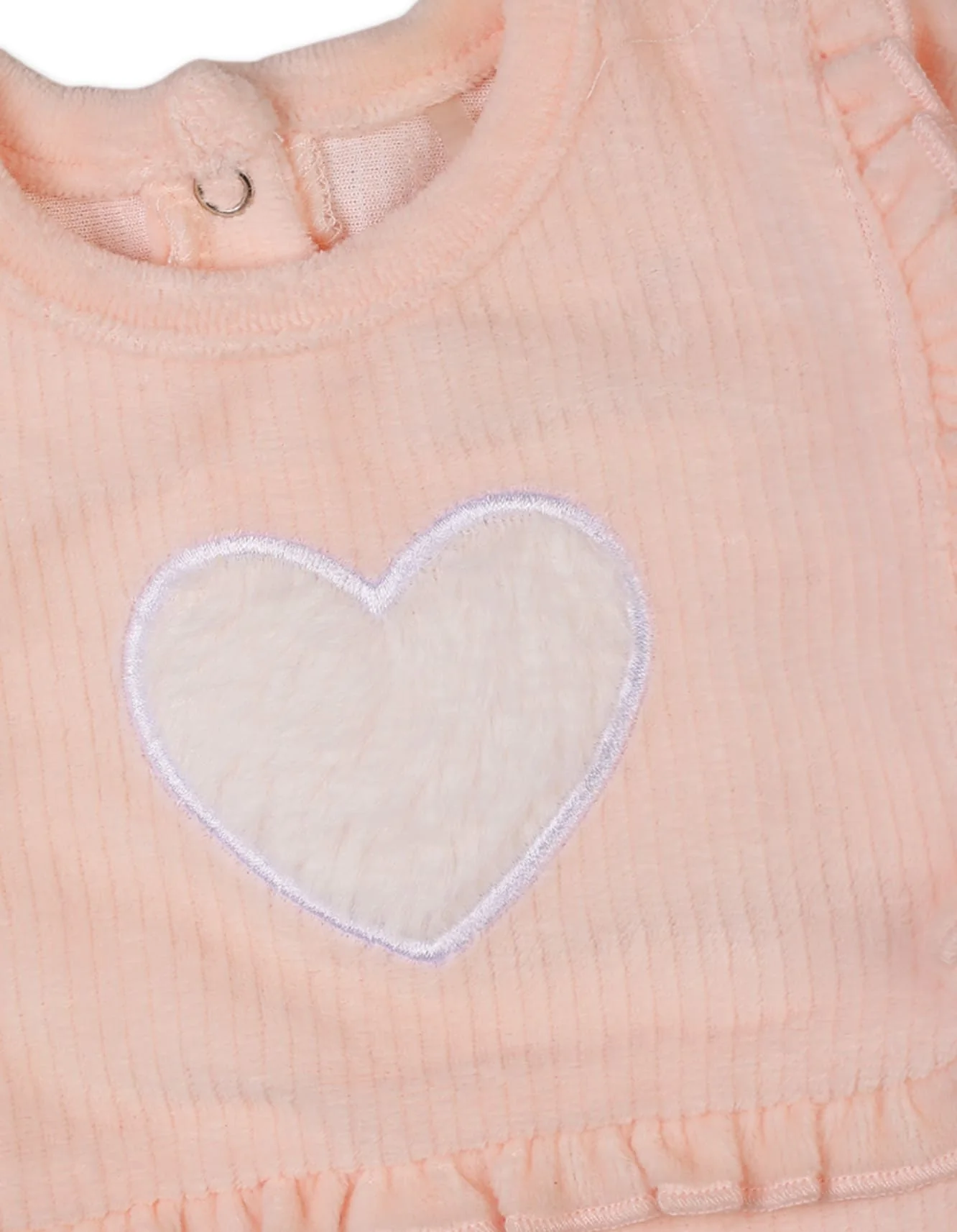 Infant Baby Girls Winter Rompers Bambies Heart Peach at Zubaidas - Image 2