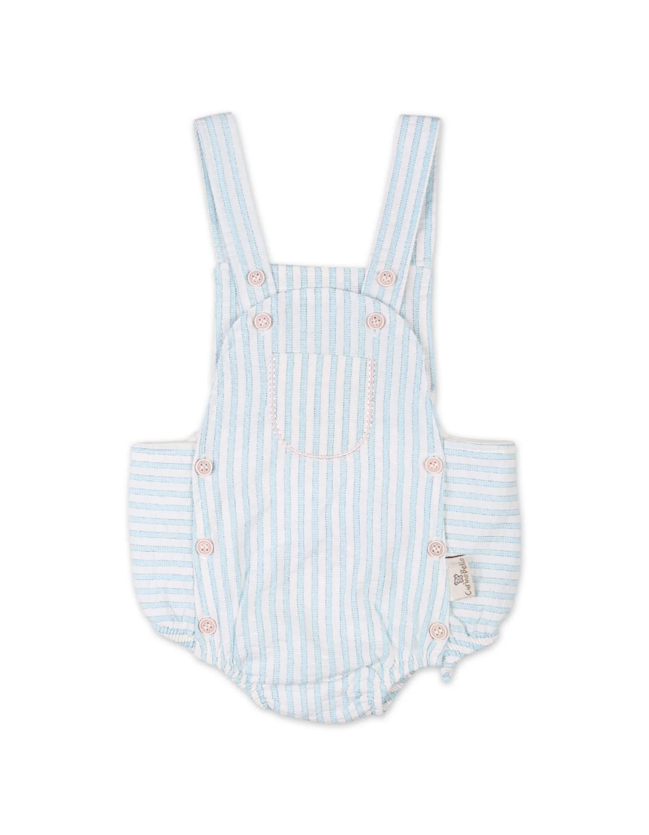 Infant Boys Summer Bodysuit Blue Premium Turkish Collection at Zubaidas - Image 4