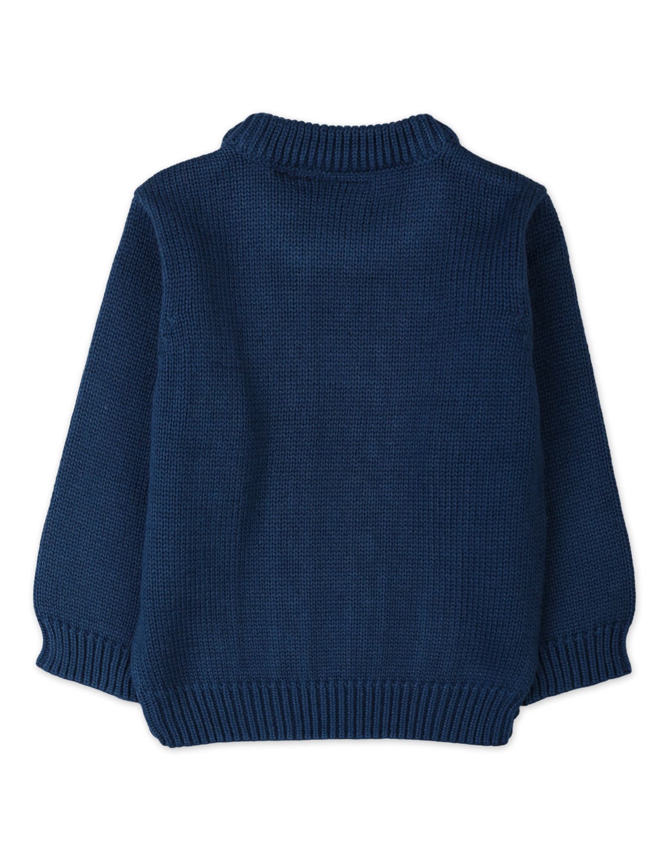 Infants Baby Winter Sweaters Bambies Cable Knit Navy Blue at Zubaidas - Image 3