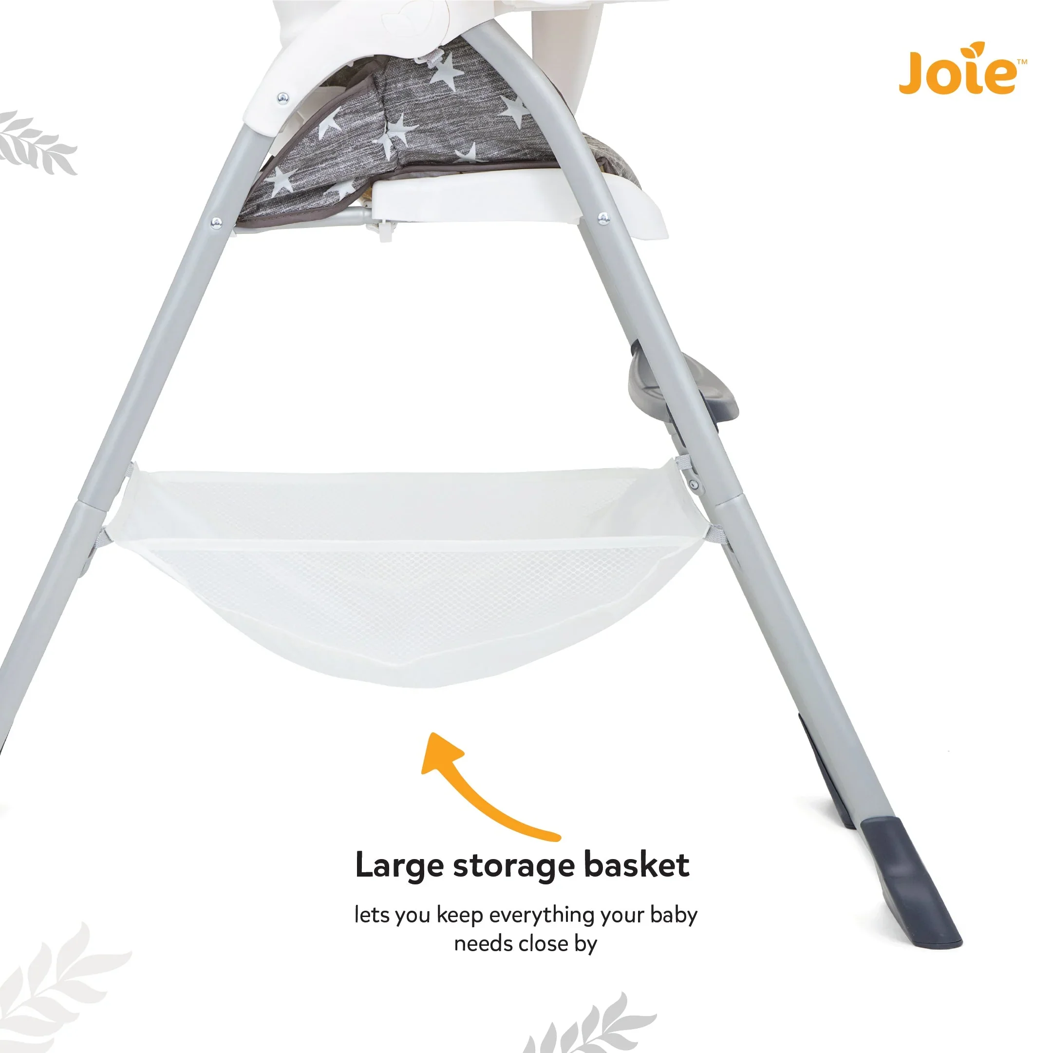Joie Baby High Chair Mimzy Snacker Twinkle Linen H1127BATWN00 at Zubaidas - Image 8