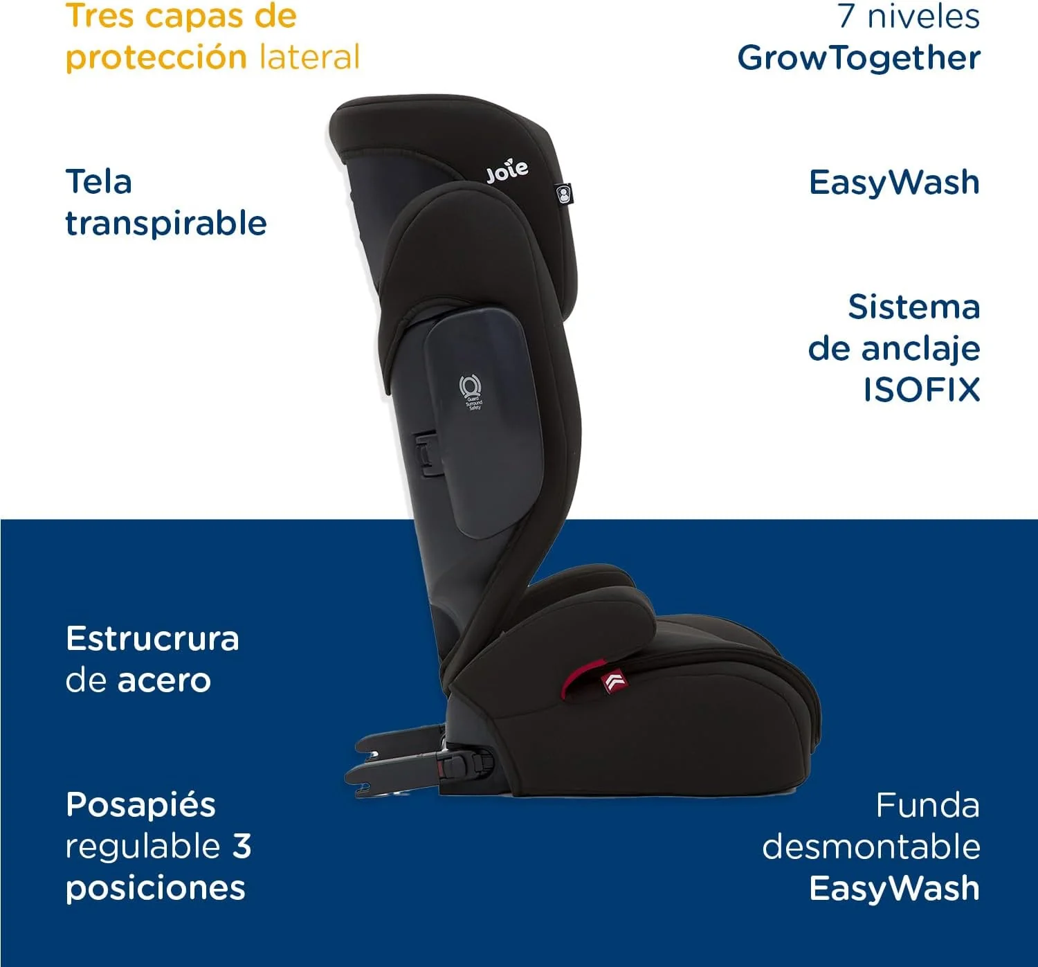 Joie™ Traver™ belted booster seat Coal C1701AACOL000 at Zubaidas Official™ Pakistan - Image 6