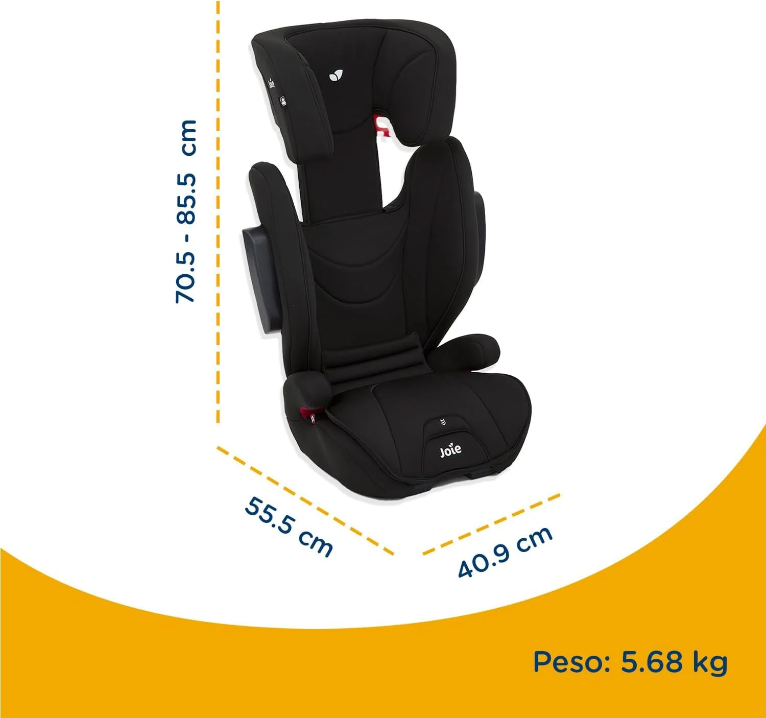 Joie™ Traver™ belted booster seat Coal C1701AACOL000 at Zubaidas Official™ Pakistan - Image 8