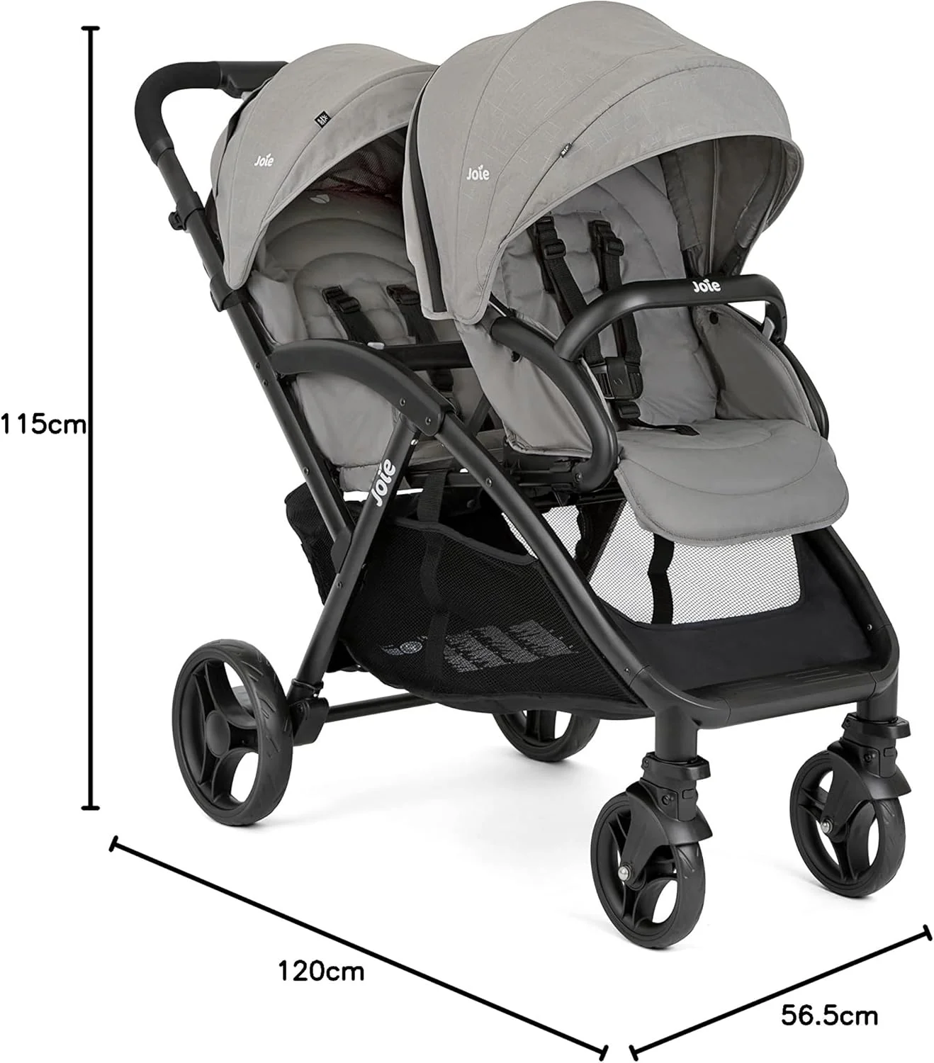 Joie™ Evalite™ Duo Stroller Pebble S1424ACPEB000 at Zubaidas Official™ Pakistan - Image 8