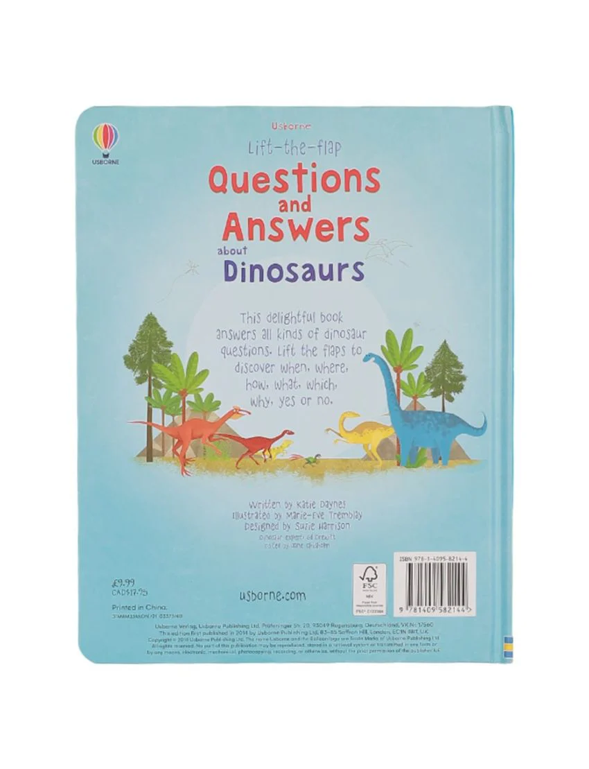 Zubaida's Book: Lift-the-flap Questions and Answers about Dinosaurs - Image 3