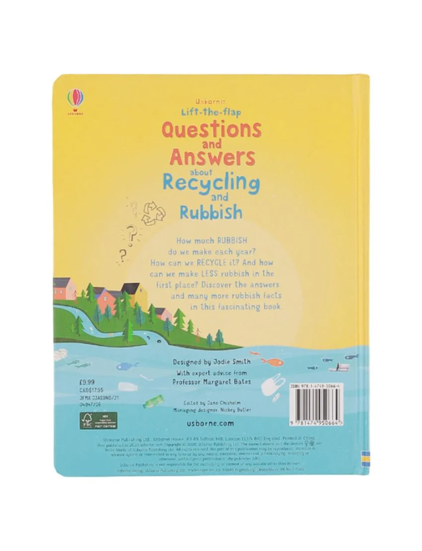 Zubaida's Book: Lift-the-flap Questions and Answers About Recycling and Rubbish - Image 3