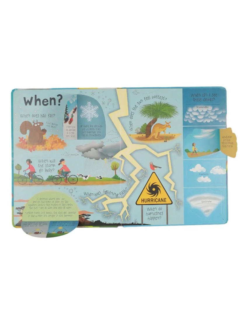 Zubaida's Book: Lift-the-flap Questions and Answers about Weather - Image 2