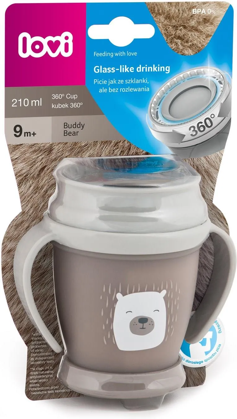 Lovi 360 Cup Mini 210 ML Buddy Bear Unisex 1/600 at Zubaidas Official™ - Image 5