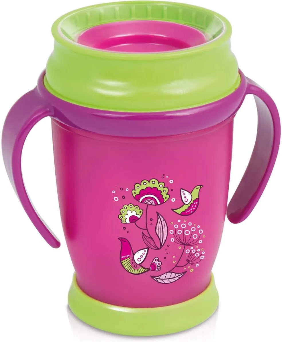Lovi 360 Cup Mini 210 ML Folky Pink 1/534 at Zubaidas Official™