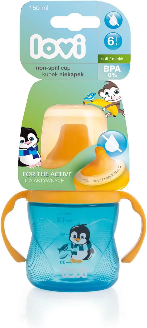 Lovi Non spill Cup Hot & Cold Turquoise 150 ML 35/321 at Zubaidas Official™ - Image 2