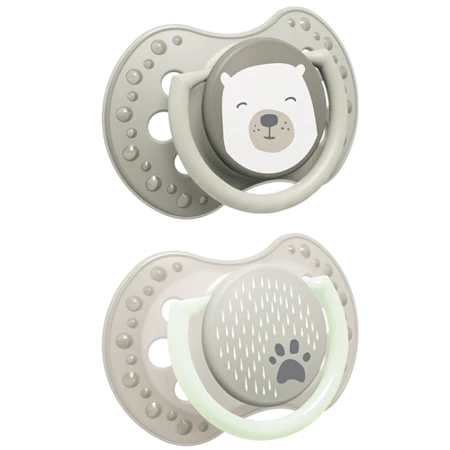 Lovi Silicone Dynamic Soother 0-3 M 2 pieces Buddy Bear 22/863 at Zubaidas Official™