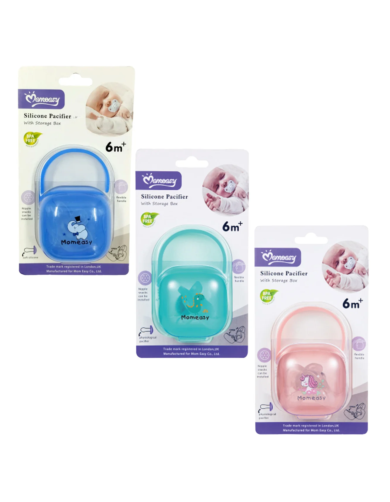 Momeasy Silicone Pacifier Pack of 1 at Zubaidas Official™