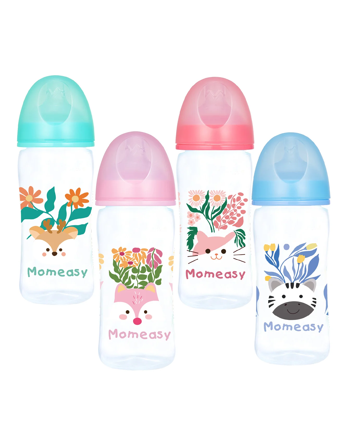 Momeasy 10 OZ 300 ML Wide Neck Feeding Bottle Pack of 1 at Zubaidas Official™