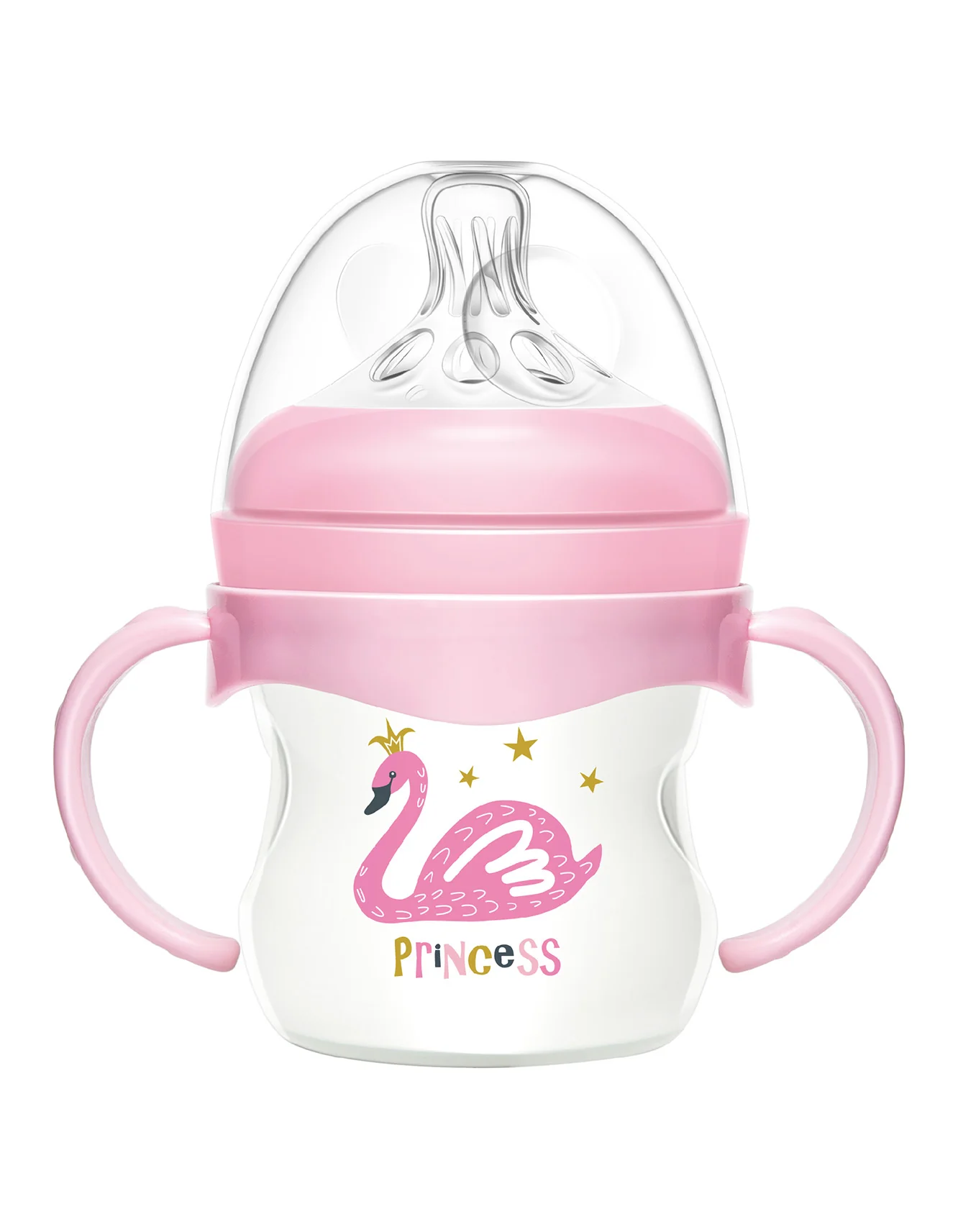Momeasy 4 OZ 120ML Wide Neck Feeding Bottle With Handle Pack of 1 at Zubaidas Official™