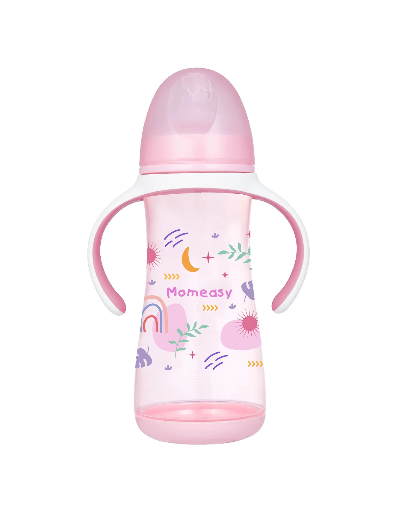 Momeasy 12 OZ 360 ML Wide Neck Feeding Bottle With Anti-Colic Valve Pack of 1 at Zubaidas Official™ - Image 2