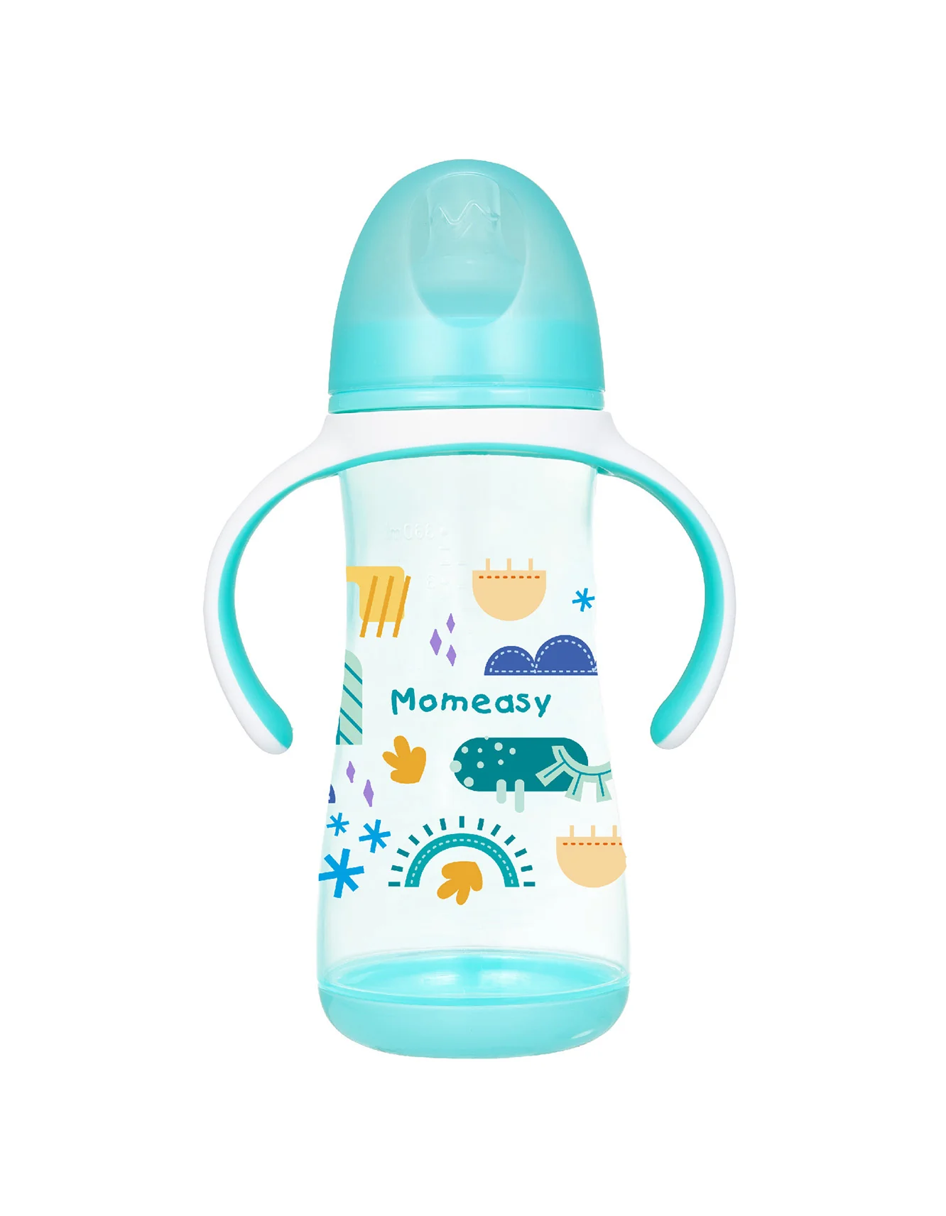 Momeasy 12 OZ 360 ML Wide Neck Feeding Bottle With Anti-Colic Valve Pack of 1 at Zubaidas Official™ - Image 4