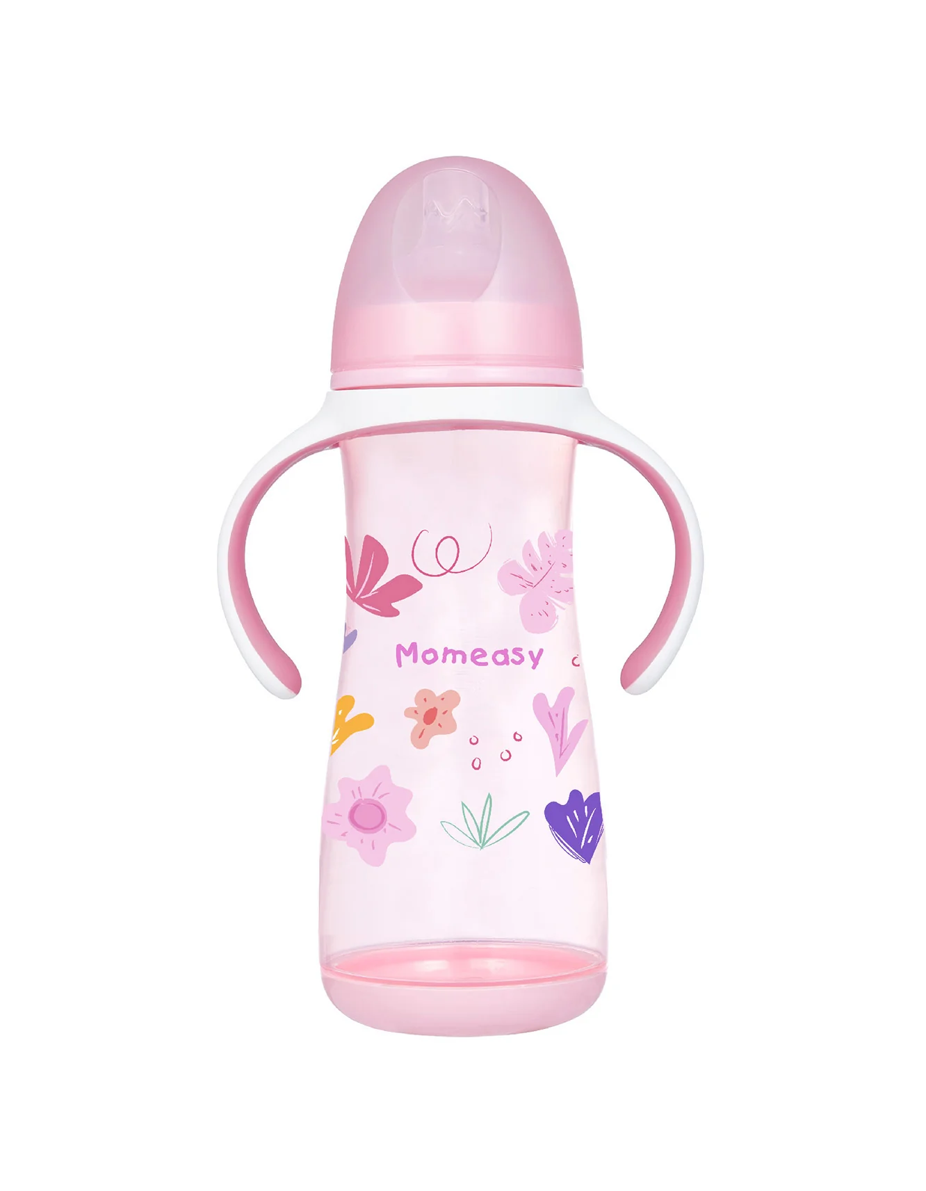 Momeasy 14 OZ 420 ML Wide Neck PP feeding bottle with Anti-Colic Nipple Pack of 1 at Zubaidas Official™ - Image 2