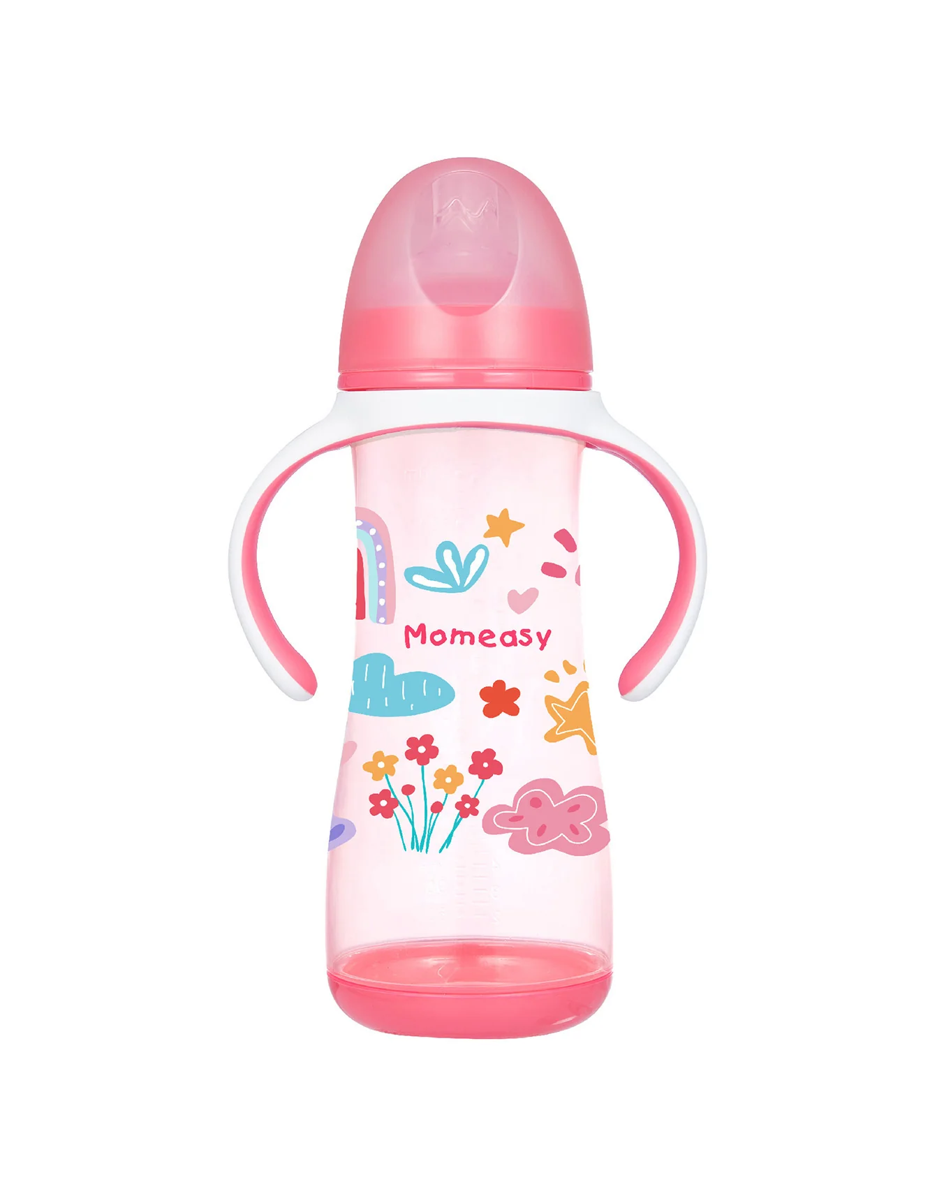 Momeasy 14 OZ 420 ML Wide Neck PP feeding bottle with Anti-Colic Nipple Pack of 1 at Zubaidas Official™ - Image 3