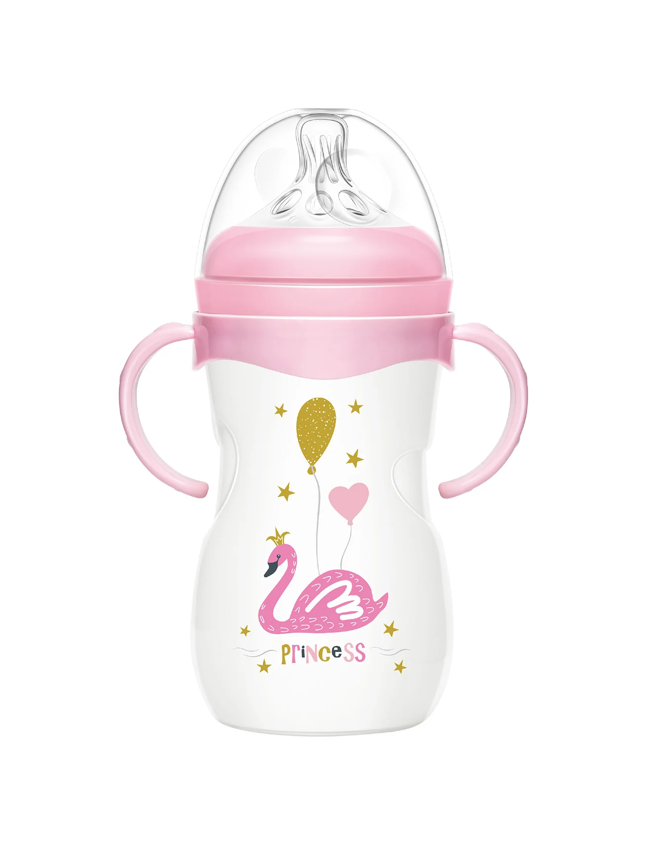 Momeasy 8 OZ 240 ML Wide Neck Feeding Bottle With Handle Pack of 1 at Zubaidas Official™ - Image 2