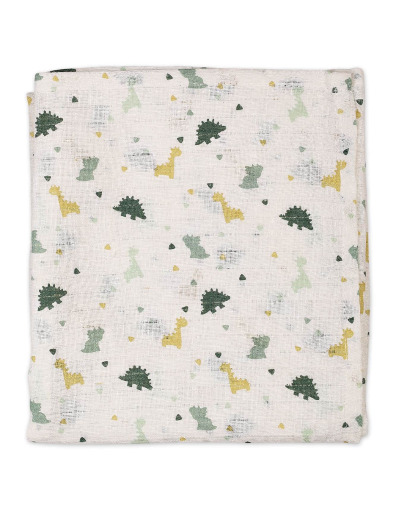 Muslin Sheets Pack of 2 Bambies Dino and Leaf Print at Zubaidas - Image 5