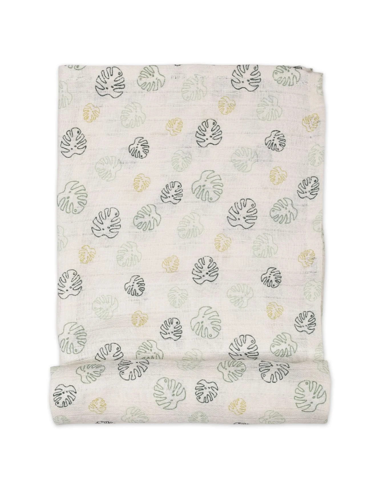 Muslin Sheets Pack of 2 Bambies Dino and Leaf Print at Zubaidas - Image 6