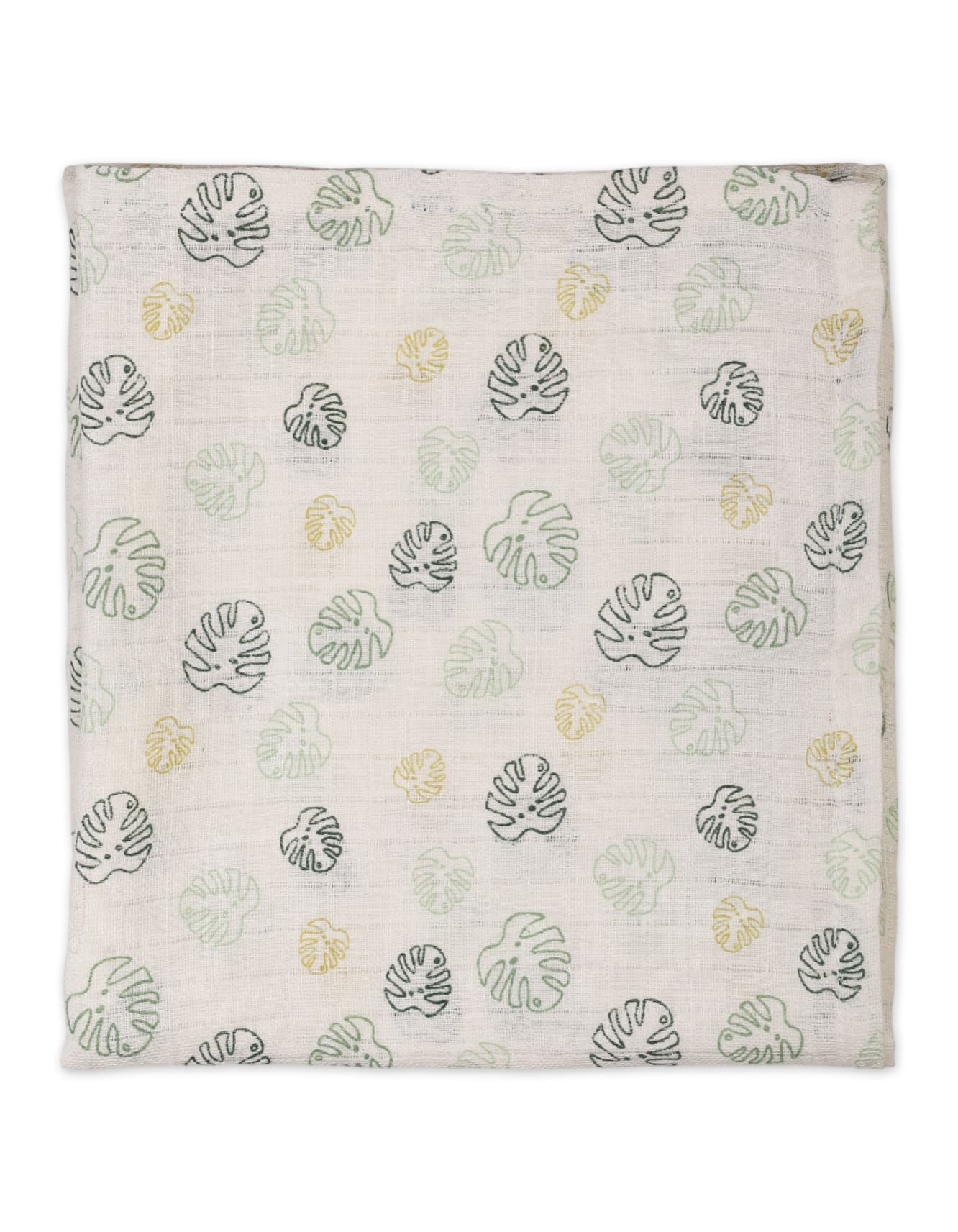 Muslin Sheets Pack of 2 Bambies Dino and Leaf Print at Zubaidas - Image 9