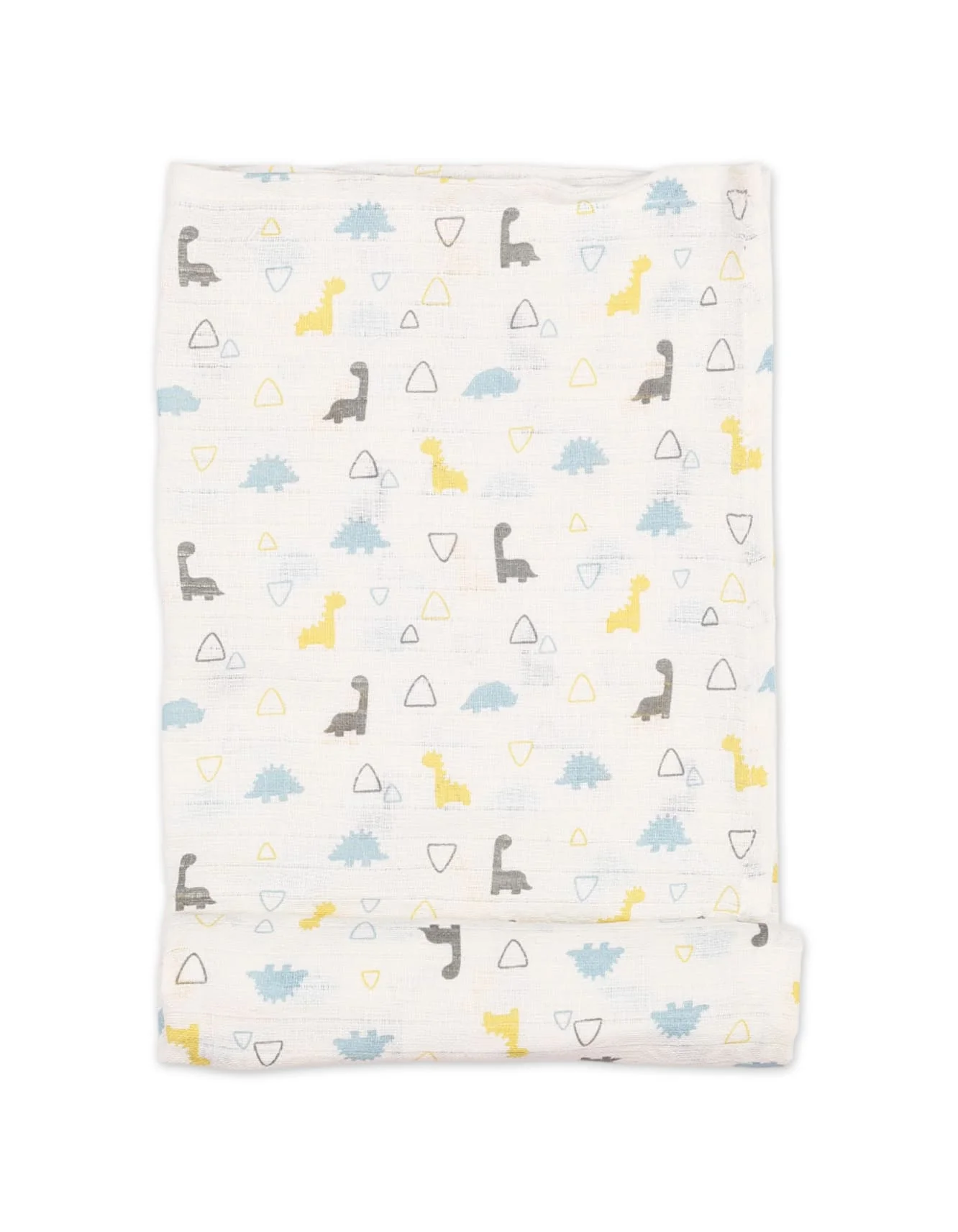 Muslin Sheets Pack of 2 Bambies Dino Dotted White at Zubaidas - Image 2